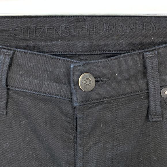 Citizens of Humanity Jeans Women's Sz 27 Avedon Skinny Ankle In Black Diamond - Picture 5 of 9